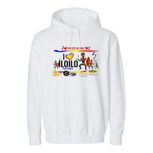 Iloilo Philippines Garment-Dyed Fleece Hoodie