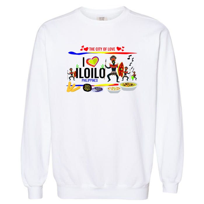 Iloilo Philippines Garment-Dyed Sweatshirt