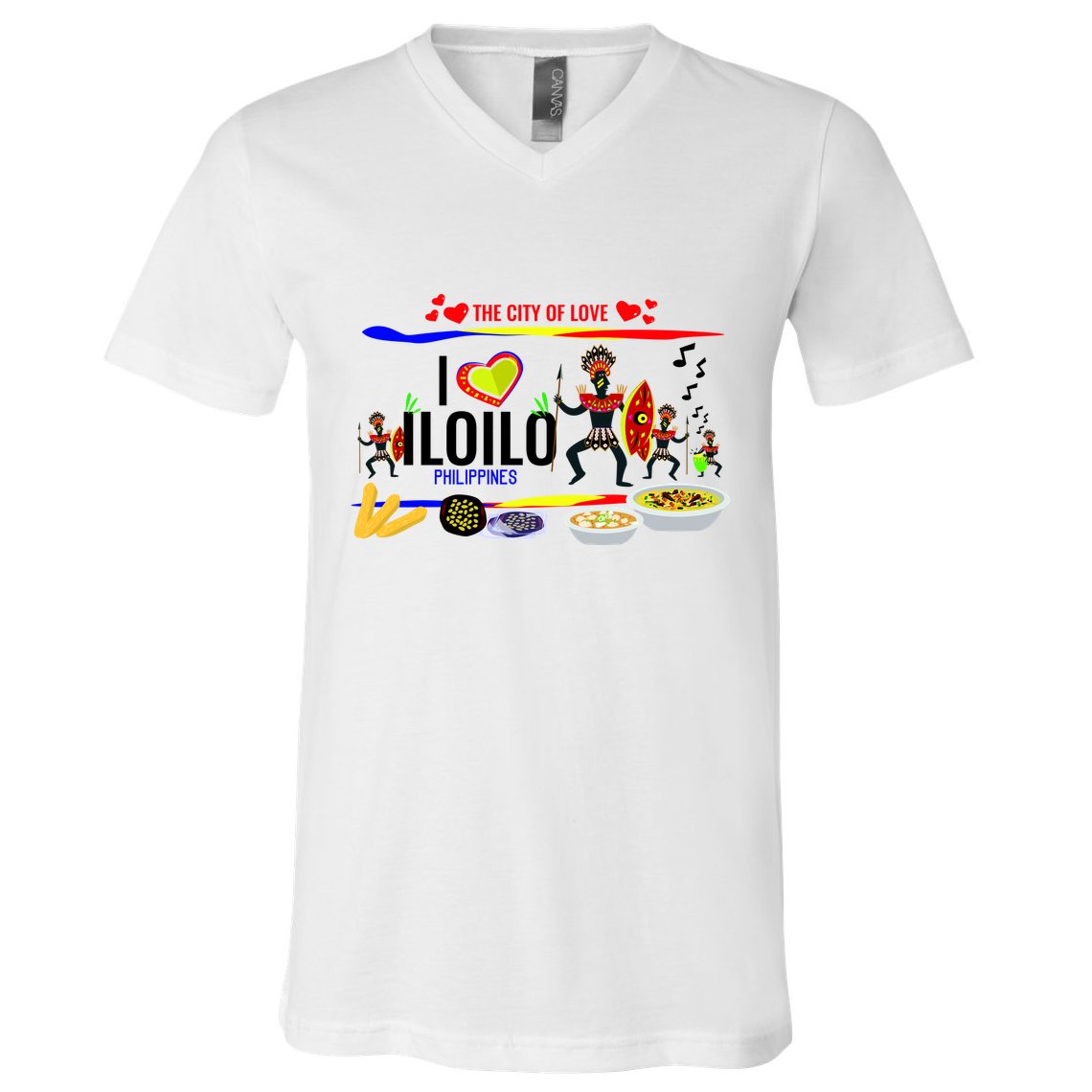 Iloilo Philippines V-Neck T-Shirt