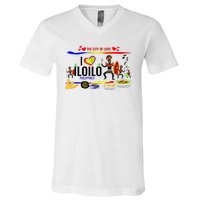 Iloilo Philippines V-Neck T-Shirt