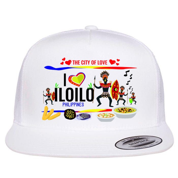 Iloilo Philippines Flat Bill Trucker Hat