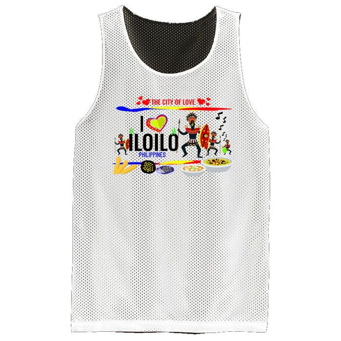 Iloilo Philippines Mesh Reversible Basketball Jersey Tank