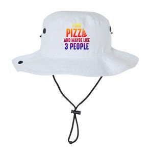 I Like Pizza And Maybe Like 3 People Introvert Cool Gift Legacy Cool Fit Booney Bucket Hat