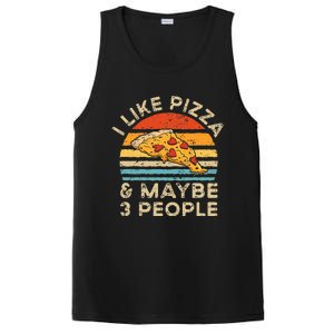 I Like Pizza And Maybe 3 People Retro PosiCharge Competitor Tank