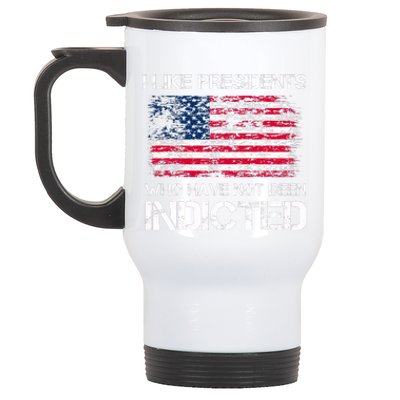 I Like Presidents Who Have Not Been Indicted Us Flag Biden Stainless Steel Travel Mug