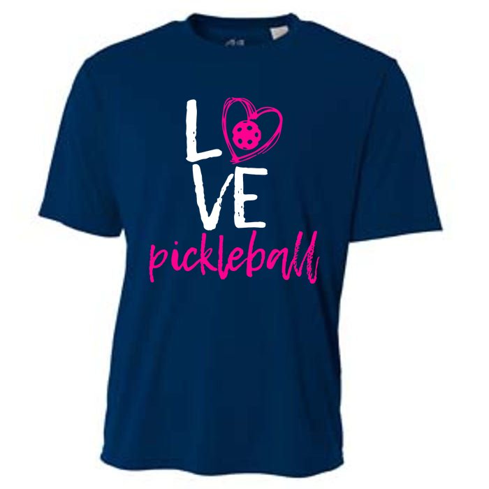 I Love Pickleball Cooling Performance Crew T-Shirt