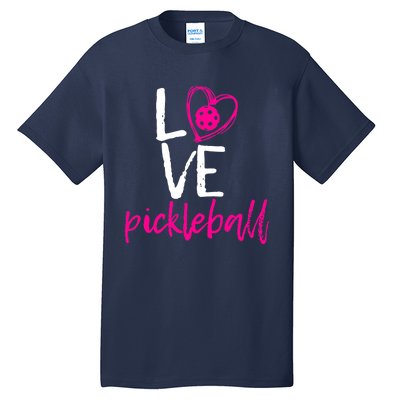 I Love Pickleball Tall T-Shirt