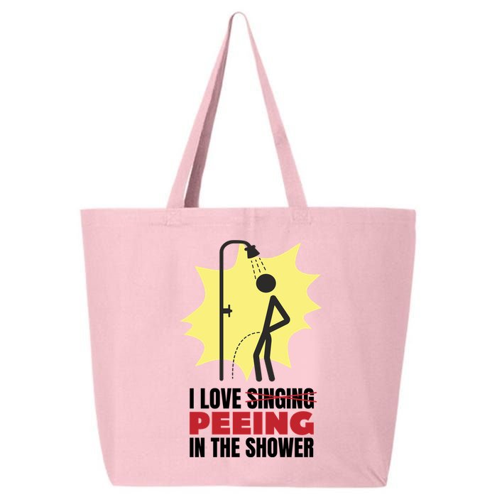 I Love Peeing In The Shower Funny Singing 25L Jumbo Tote