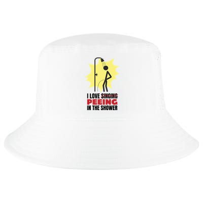 I Love Peeing In The Shower Funny Singing Cool Comfort Performance Bucket Hat