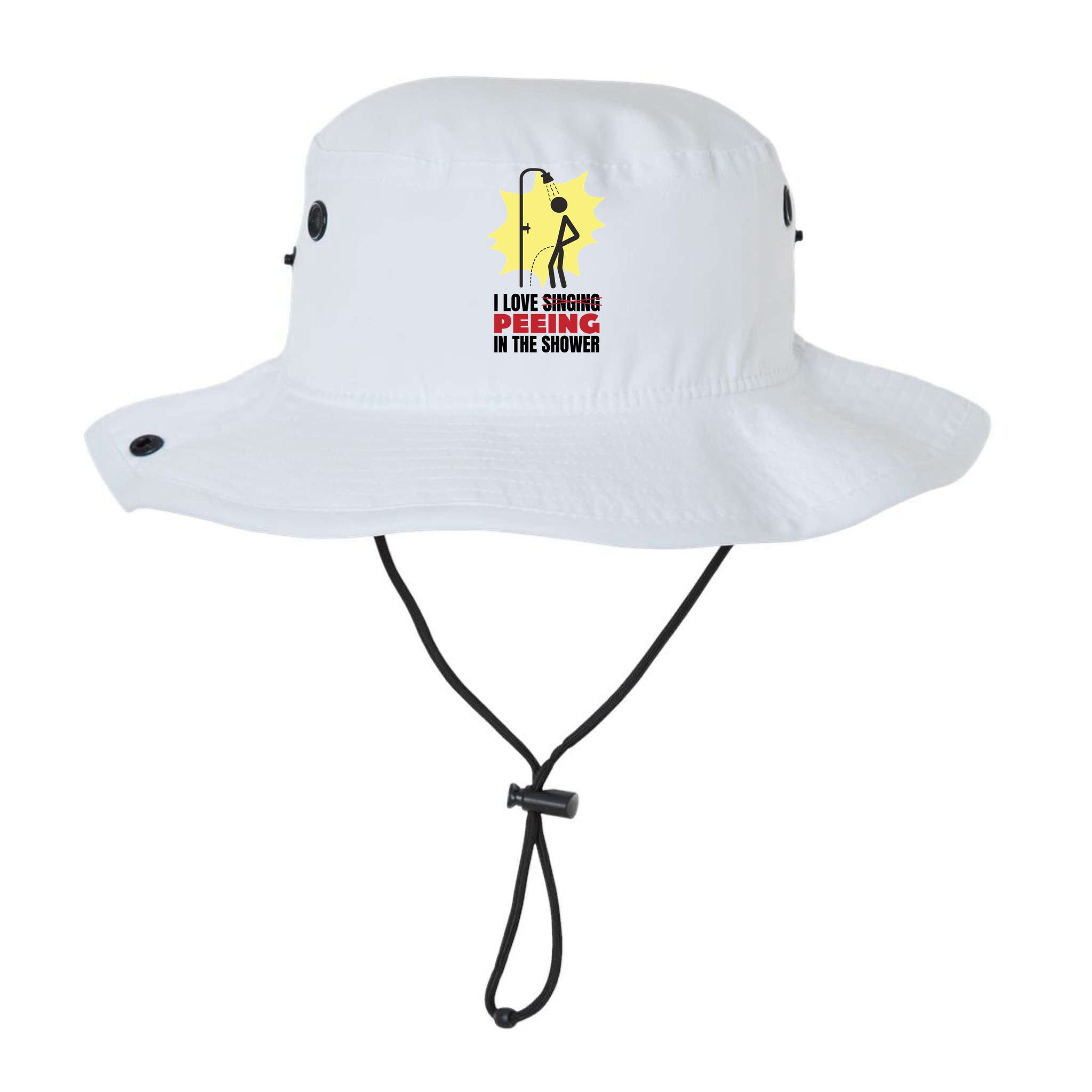 I Love Peeing In The Shower Funny Singing Bucket Hat