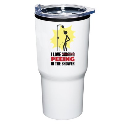 I Love Peeing In The Shower Funny Singing Tumbler