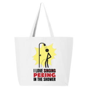 I Love Peeing In The Shower Funny Singing 25L Jumbo Tote