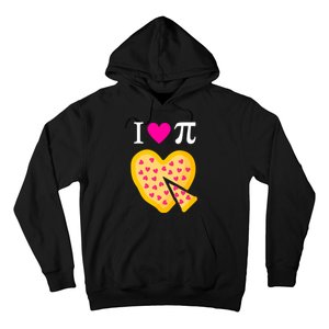 I Love Pi Valentine's Pizza Heart Math Teacher Hoodie