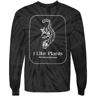 I Like Plants Tie-Dye Long Sleeve Shirt