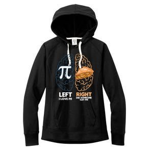 I Love Pie / Did Someone Say Pie / Apple Pie Funny Math Gift Women's Fleece Hoodie