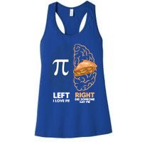 I Love Pie / Did Someone Say Pie / Apple Pie Funny Math Gift Women's Racerback Tank