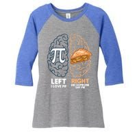 I Love Pie / Did Someone Say Pie / Apple Pie Funny Math Gift Women's Tri-Blend 3/4-Sleeve Raglan Shirt