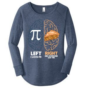 I Love Pie / Did Someone Say Pie / Apple Pie Funny Math Gift Women's Perfect Tri Tunic Long Sleeve Shirt