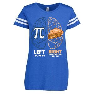 I Love Pie / Did Someone Say Pie / Apple Pie Funny Math Gift Enza Ladies Jersey Football T-Shirt