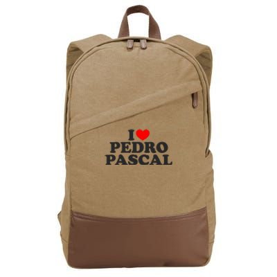 I Love Pedro Pascal Best Dad Ever Cotton Canvas Backpack