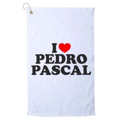 I Love Pedro Pascal Best Dad Ever Golf Towel