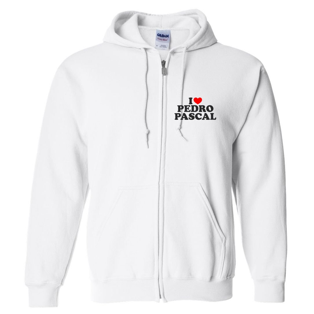 I Love Pedro Pascal Best Dad Ever Full Zip Hoodie