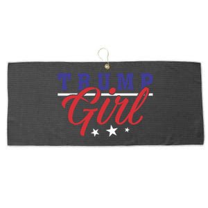 I Love President Donald Trump Support Campaign Election Gift Large Microfiber Waffle Golf Towel