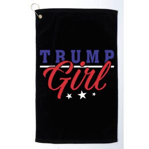 I Love President Donald Trump Support Campaign Election Gift Platinum Collection Golf Towel