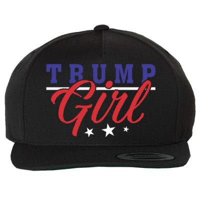 I Love President Donald Trump Support Campaign Election Gift Wool Snapback Cap