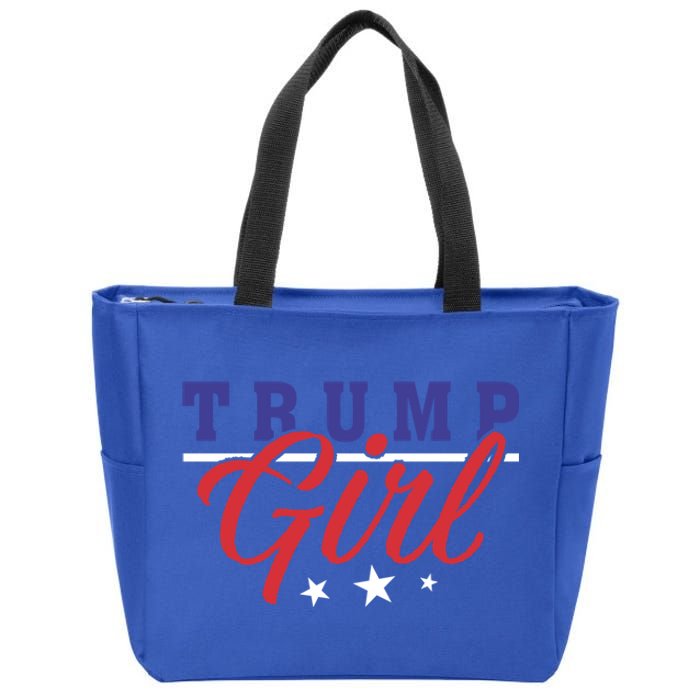 I Love President Donald Trump Support Campaign Election Gift Zip Tote Bag