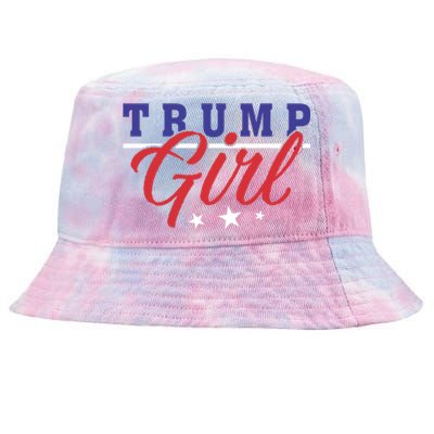 I Love President Donald Trump Support Campaign Election Gift Tie-Dyed Bucket Hat