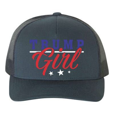 I Love President Donald Trump Support Campaign Election Gift Yupoong Adult 5-Panel Trucker Hat