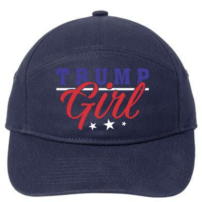 I Love President Donald Trump Support Campaign Election Gift 7-Panel Snapback Hat