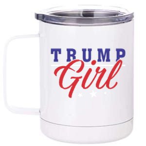 I Love President Donald Trump Support Campaign Election Gift 12 oz Stainless Steel Tumbler Cup