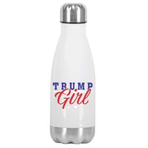 I Love President Donald Trump Support Campaign Election Gift Stainless Steel Insulated Water Bottle