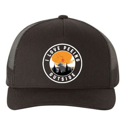 I Love Peeing Outside Yupoong Adult 5-Panel Trucker Hat