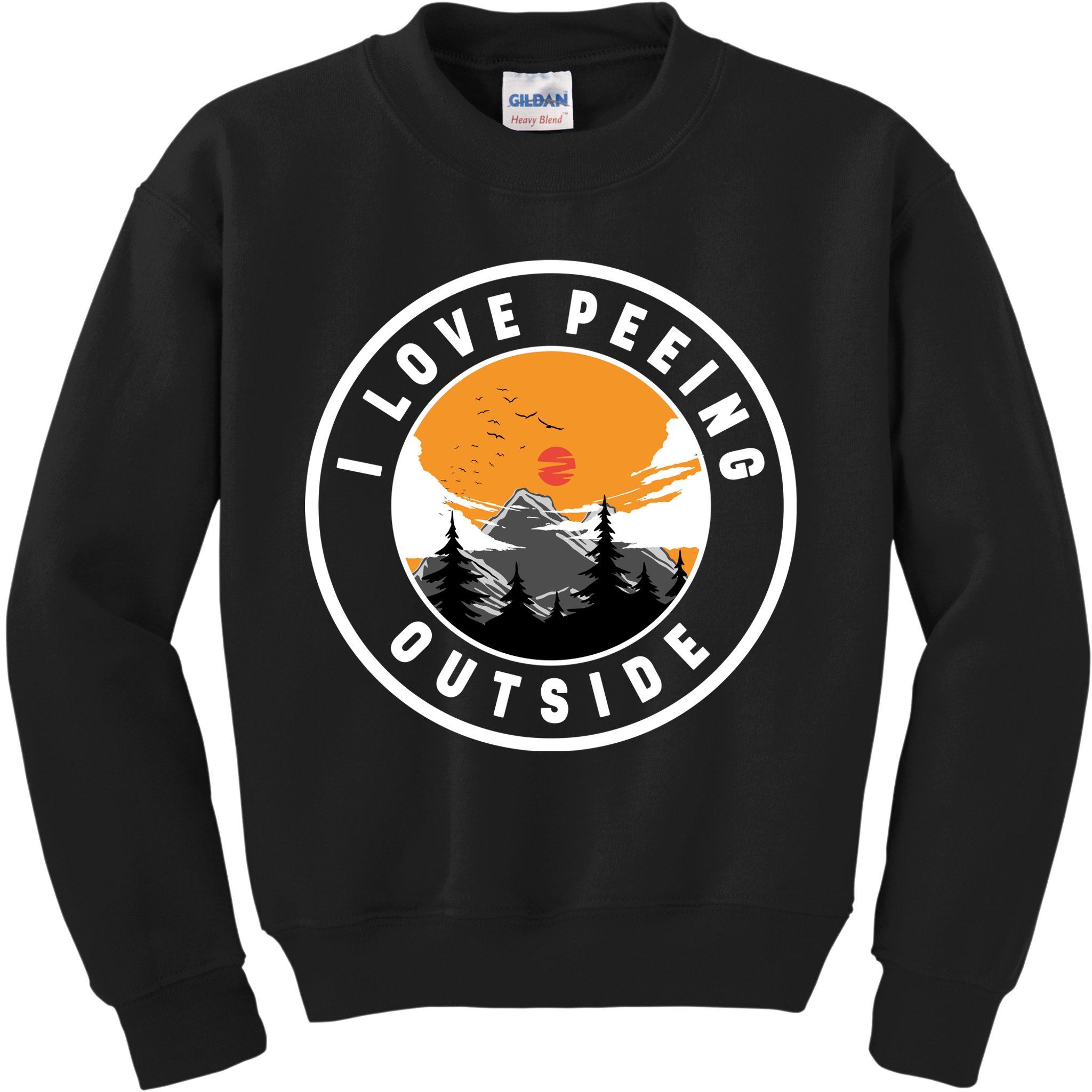 I Love Peeing Outside Kids Sweatshirt