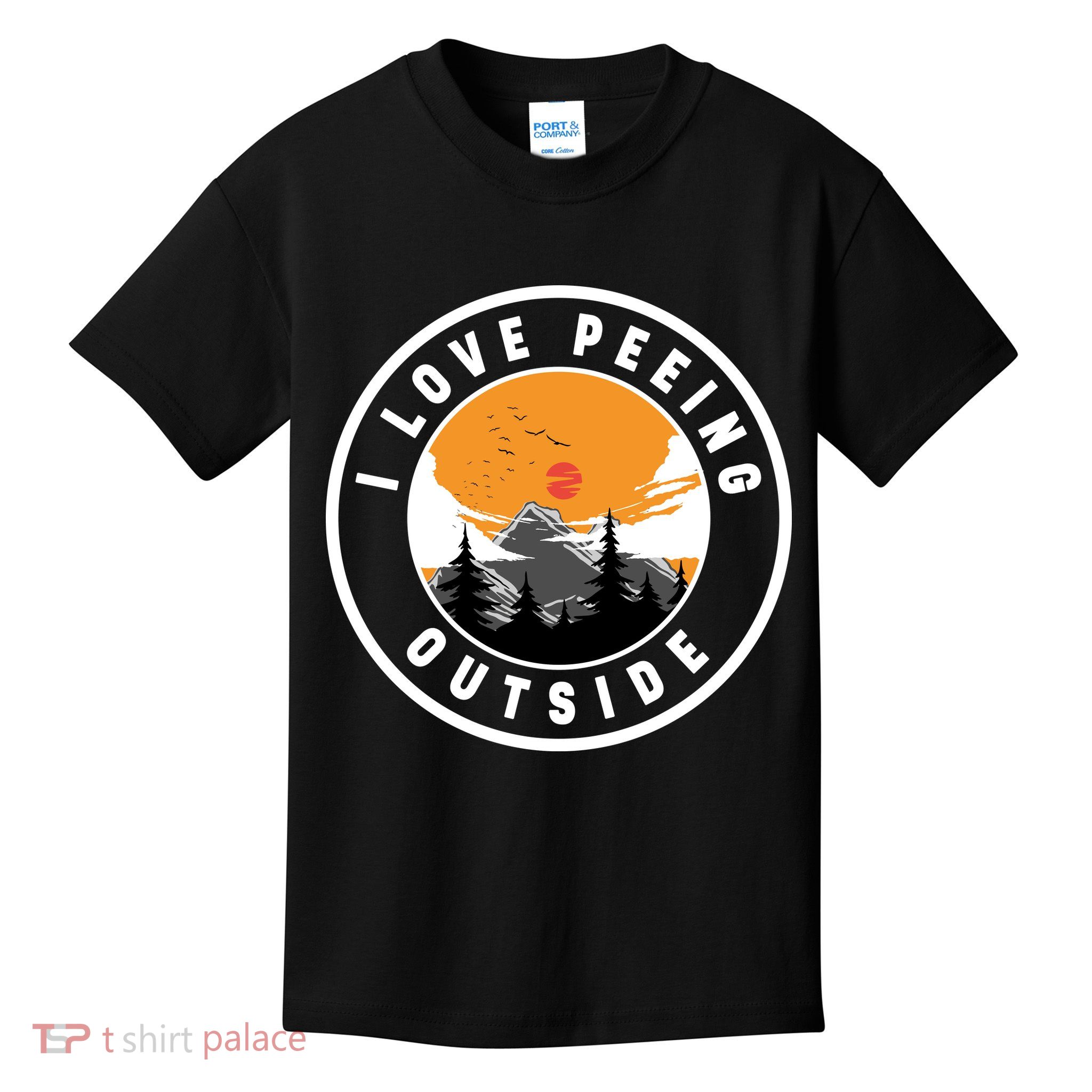 I Love Peeing Outside Kids T-Shirt