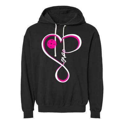 I Love Pickleball For Women TShirt Garment-Dyed Fleece Hoodie