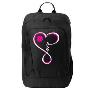 I Love Pickleball For Women TShirt City Backpack