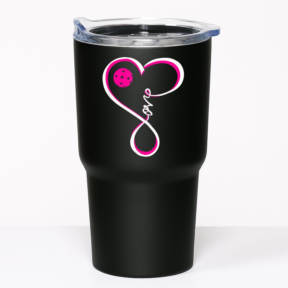 I Love Pickleball For Women TShirt Tumbler