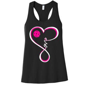 I Love Pickleball For Women TShirt Women's Racerback Tank