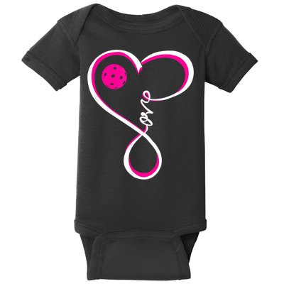 I Love Pickleball For Women TShirt Baby Bodysuit