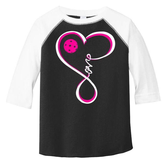 I Love Pickleball For Women TShirt Toddler Fine Jersey T-Shirt