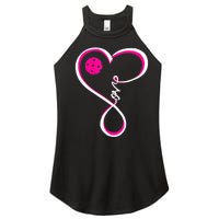 I Love Pickleball For Women TShirt Women's Perfect Tri Rocker Tank