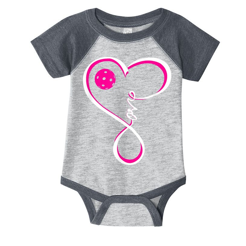 I Love Pickleball For Women TShirt Infant Baby Jersey Bodysuit