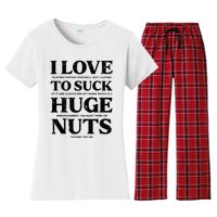 I Love Playing Fantasy Football Funny Loser Pink Women's Flannel Pajama Set