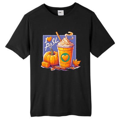 I Love Psl Passion For Pumpkin Spice Latte A Love Story In A Cup Tall Fusion ChromaSoft Performance T-Shirt