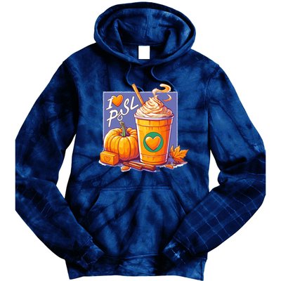 I Love Psl Passion For Pumpkin Spice Latte A Love Story In A Cup Tie Dye Hoodie