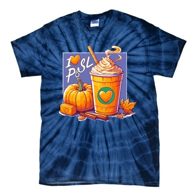 I Love Psl Passion For Pumpkin Spice Latte A Love Story In A Cup Tie-Dye T-Shirt